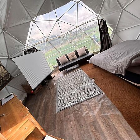 Secret Heated Dome Lincoln Firepit Projector Apartment Exterior foto
