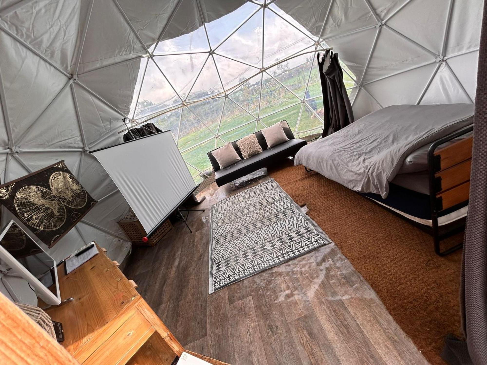 Secret Heated Dome Lincoln Firepit Projector Apartment Exterior foto
